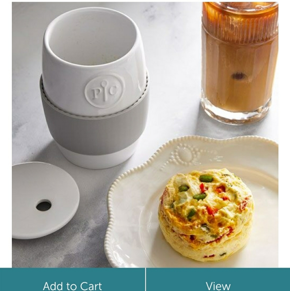 Pampered Chef Ceramic Egg Cooker